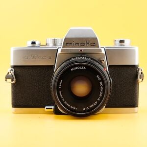 Minolta SR-T SC-II Silver and Black Film Camera
